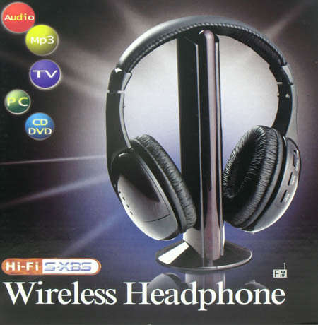 Wireless Headphone For Laptop PC TV DVD MP3/4/5