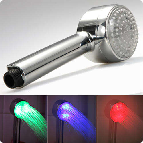 Shower Head with 8 LED 3 COLOUR