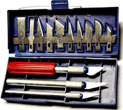 Hobby Knife And Blades 13-Piece Set