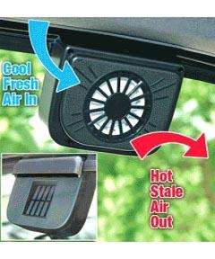 Solar Powered Car Cooling Fan Keeps Your Parked Car Cooled