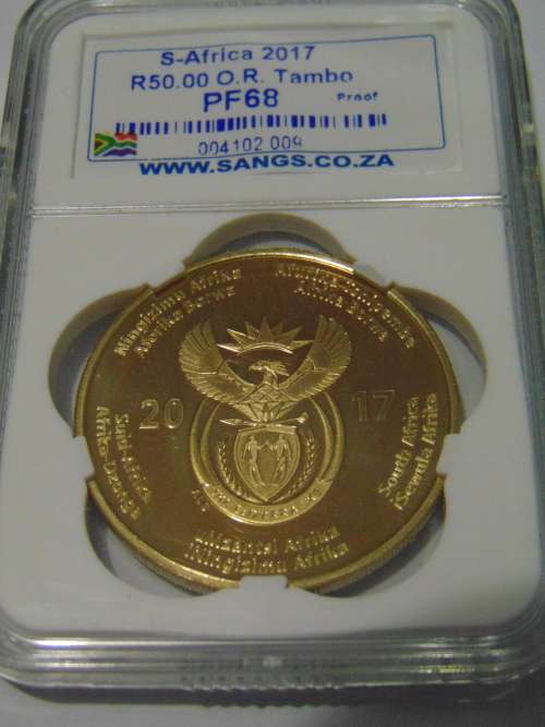 2017 O.R. Tambo set graded proof