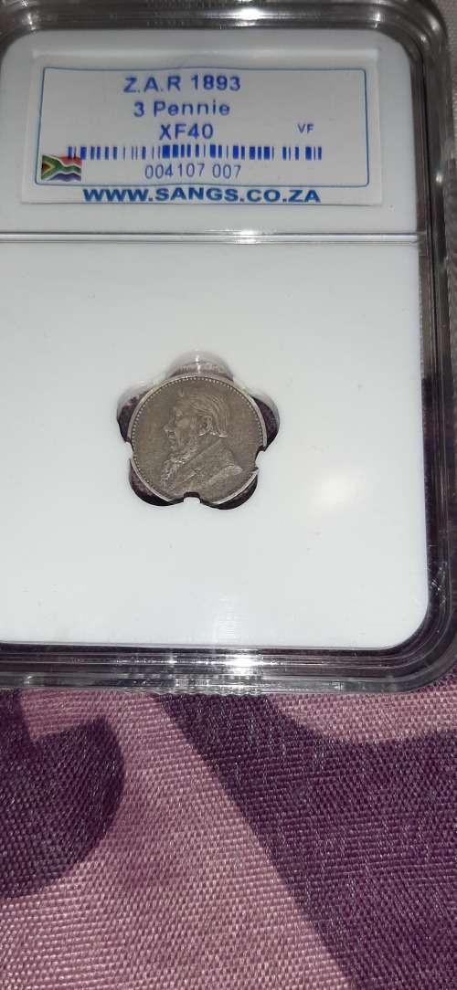 1893 Full silver set. Very scarce date