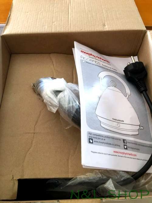 Morphy Richards White  Kettle  Starting price R1