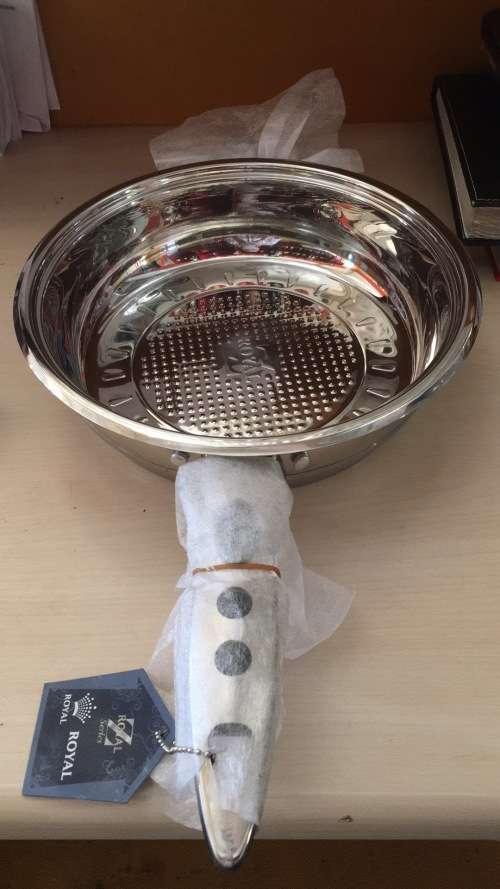 Stainless Steel Frypan Ø 24CM(3L) 9 Layer Capsuled Set with Thermostat lids