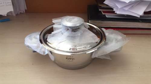 Stainless Steel Frypan Ø 16CM(1.6L) 9 Layer Capsuled Set with Thermostat lids