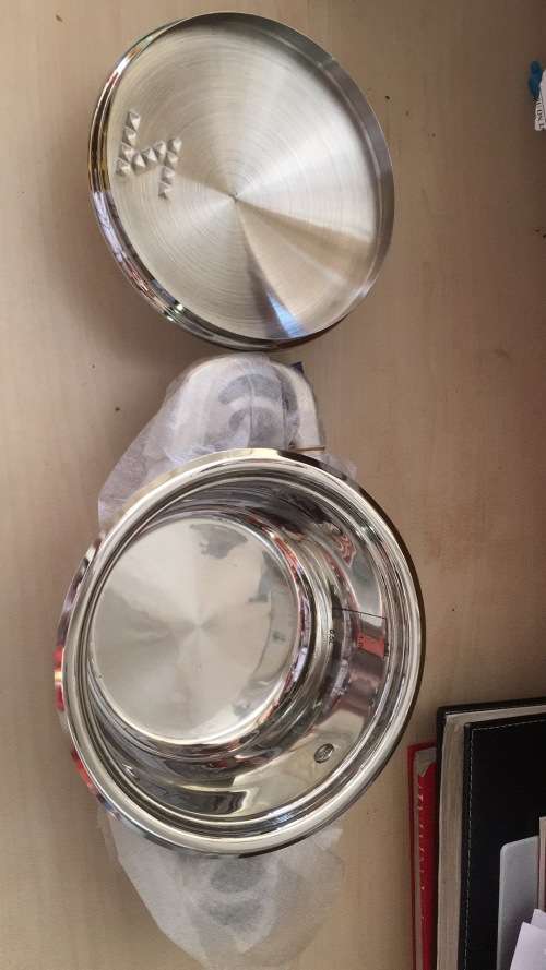 Stainless Steel Frypan Ø 16CM(1.6L) 9 Layer Capsuled Set with Thermostat lids