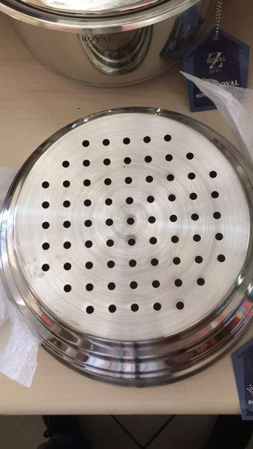 Stainless Steel Casserole Ø 20CM(3L) 9 Layer Capsuled Set with Thermostat lids