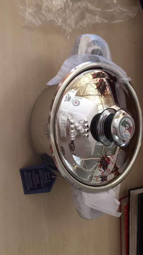 Stainless Steel Casserole Ø 20CM(3L) 9 Layer Capsuled Set with Thermostat lids