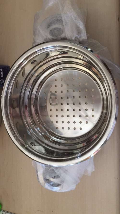 Stainless Steel Casserole Ø 20CM(3L) 9 Layer Capsuled Set with Thermostat lids