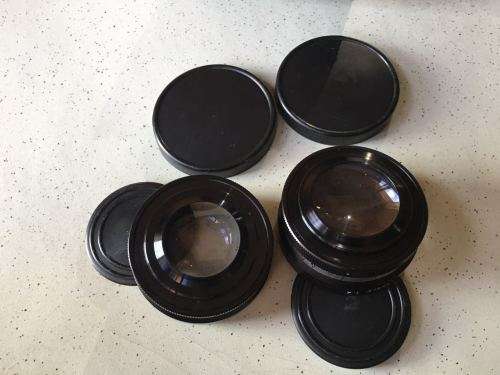 Yashica Electro Conversion Set Yashikor AUX Wide Angle 1: 4 & Telephoto 1: 4 Lens