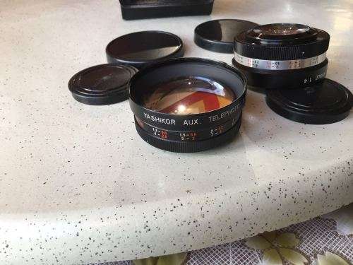 Yashica Electro Conversion Set Yashikor AUX Wide Angle 1: 4 & Telephoto 1: 4 Lens