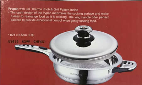 HOFF MAYER 16 Pieces Stainless Steel Cookware Set (READ DESCRIPTION)