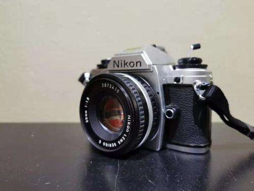 NIKON FG-20 CAMERA WITH 50MM 1.8 LENS