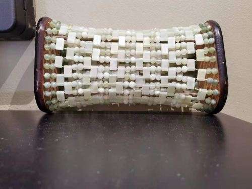 Antique jade pillow