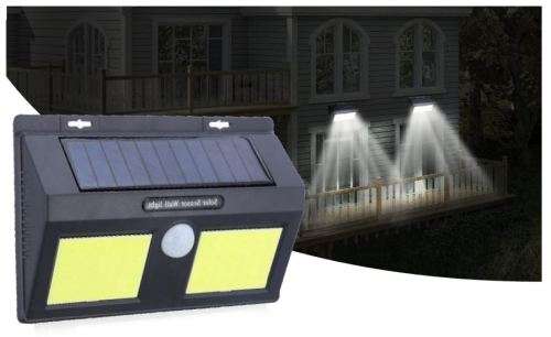 48 LED Solar Double Chip Motion Sensor Light