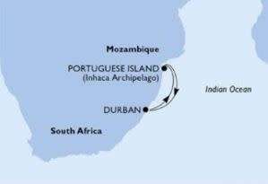 3 Night Cruise to Portuguese Island MSC MUSICA 16 to 19 Dec 2018 (2 Adults 1 Child ONLY - Balcony)