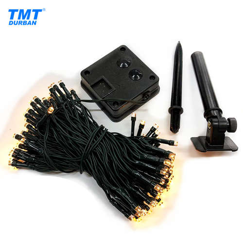 10m 100 x LED Solar String Lights | Cool White, Bright Yellow or Multicolour