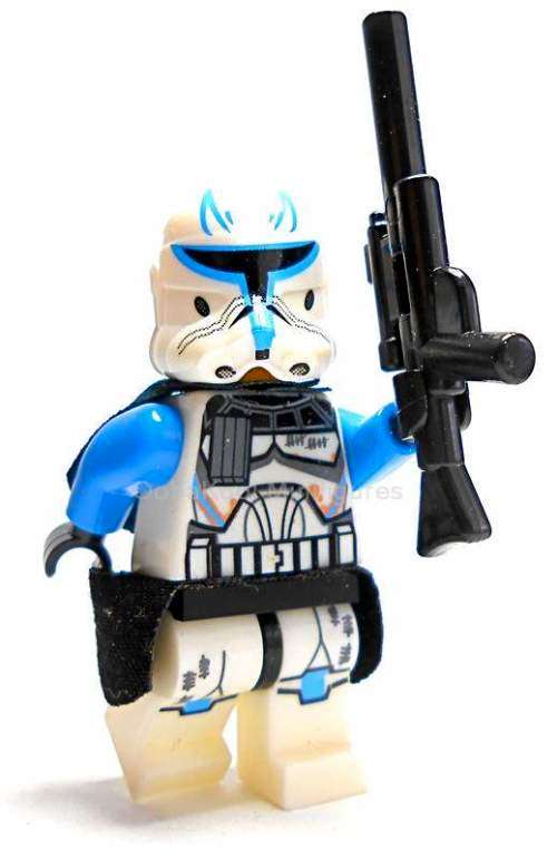 SUPER SALE!! - STAR WARS / CAPTAIN REX CLONE TROOPER COMMANDER / LIMITED EDITION / OobaKool Minifig