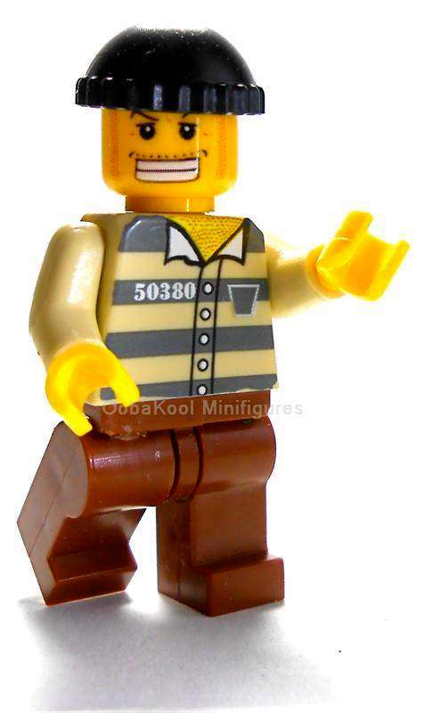 CITY SERIES / BANK ROBBER / PRISONER / OobaKool Minifigure