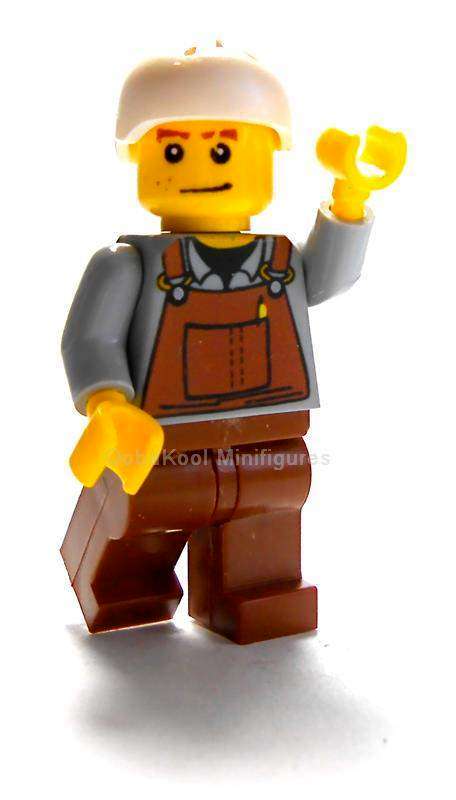 CITY SERIES / HANDYMAN / BUILDER / OobaKool Minifigure