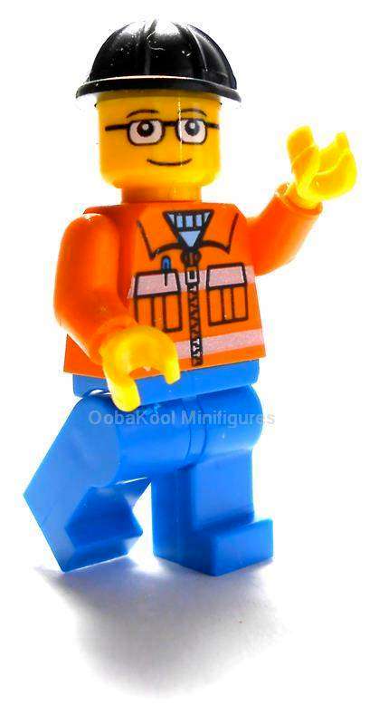 CITY SERIES / SPACE STATION WORKER / OobaKool Minifigure