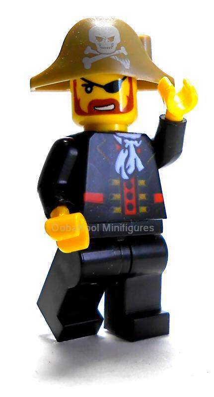 PIRATE SERIES / JOLLY ROGER CAPTAIN / OobaKool Minifigure