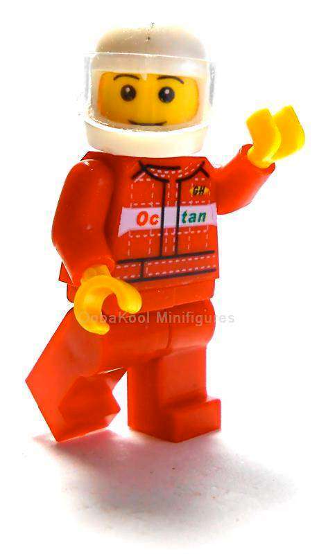 SPEED CHAMPION / BIKER / RACING CAR DRIVER / OobaKool Minifigure