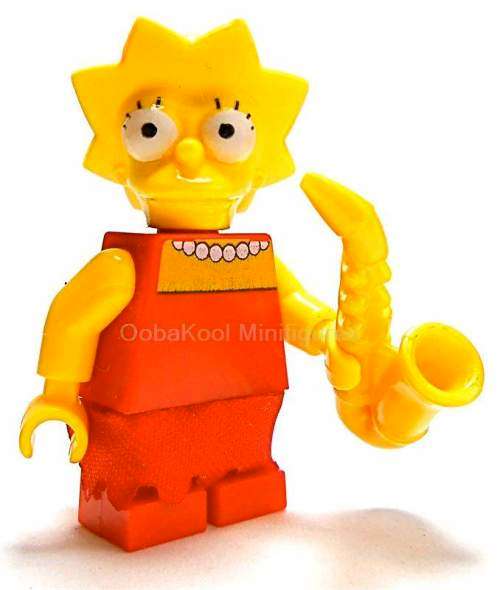 SUPER SALE!! - THE SIMPSONS / LISA SIMPSON / OobaKool Minifigure