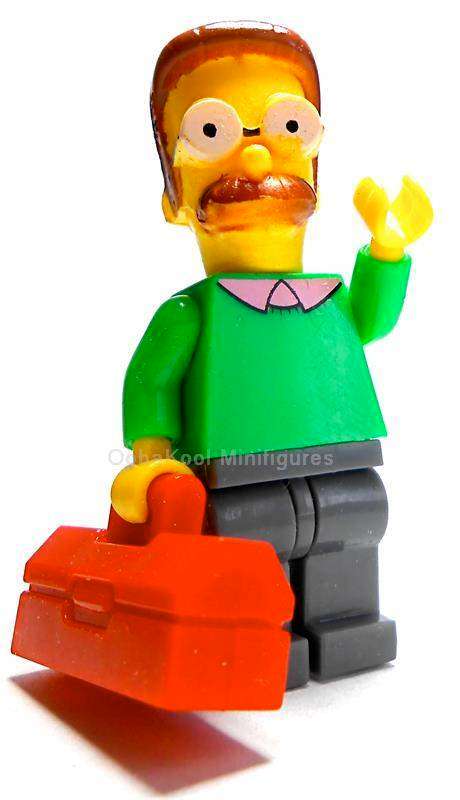 SUPER SALE!! - THE SIMPSONS / NED FLANDERS / OobaKool Minifigure