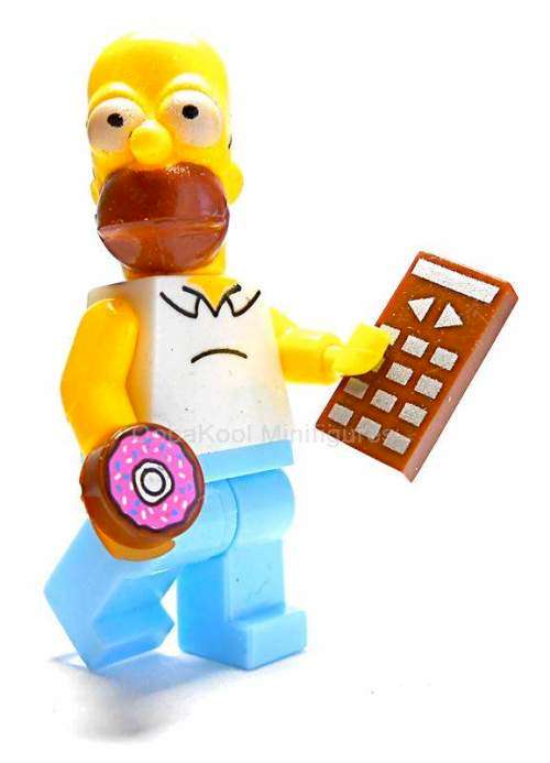 SUPER SALE!! - THE SIMPSONS / HOMER SIMPSON / OobaKool Minifigure