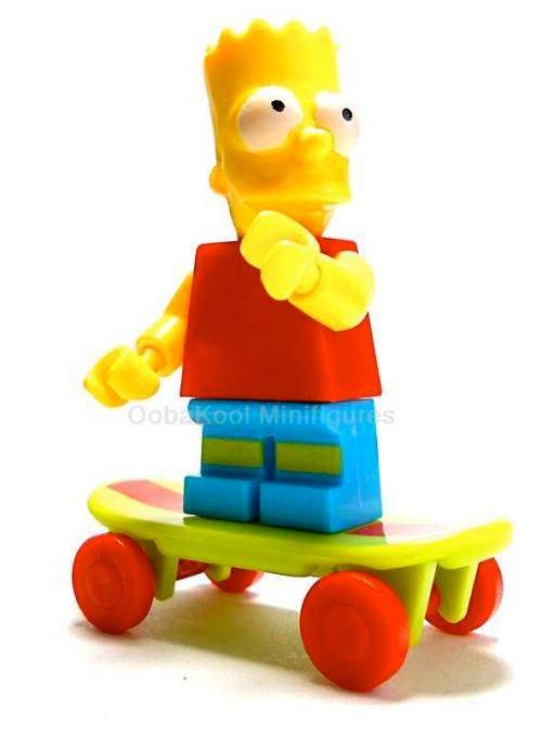 SUPER SALE!! - THE SIMPSONS / BART SIMPSON / OobaKool Minifigure