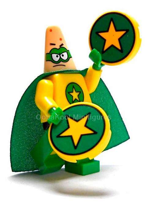 SPONGEBOB / PATRICK STAR / SUPER HERO / OobaKool Minifigure