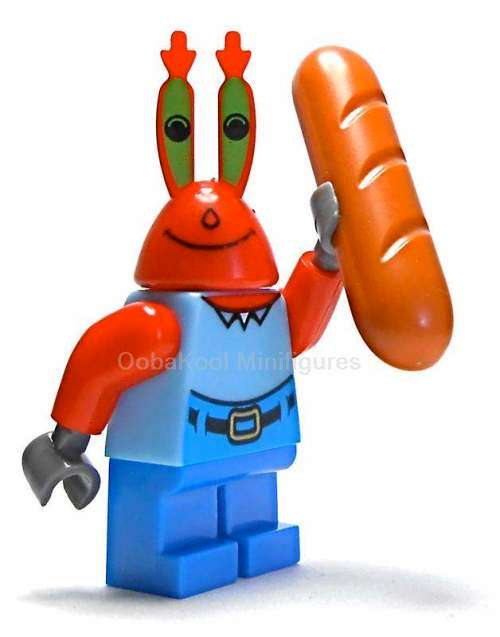 SUPER SALE!! - SPONGEBOB / MR EUGENE H KRABS / OobaKool Minifigure