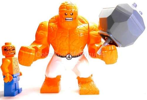 SUPER SALE!! - FANTASTIC 4 / THE THING / MEGA SIZE / OobaKool Minifigure