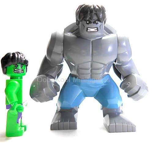 AVENGERS / GREY HULK / MEGA SIZE / OobaKool Minifigure