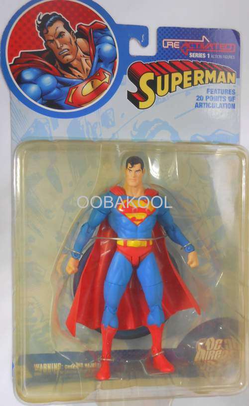 SUPERMAN / REACTIVATED DC DIRECT 16cm RARE COLLECTOR ACTION FIGURE / NEW IN BOX / OobaKool