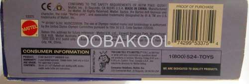 BARBIE / STAR SKATER / 2002 MATTEL SALT LAKE OLYMPIC GAMES / NEW IN BOX /  OobaKool