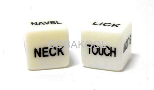 SALE!! -NAUGHTY DICE / NOVELTY FUN SEX PARTY GAME / When You're 2 Big For Spin The Bottle / OobaKool