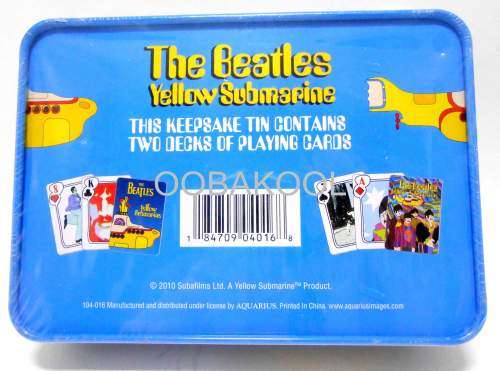 THE BEATLES / YELLOW SUBMARINE / SPECIAL EDITION / 2 SETS PLAYING CARDS / OobaKool Gift For Fans
