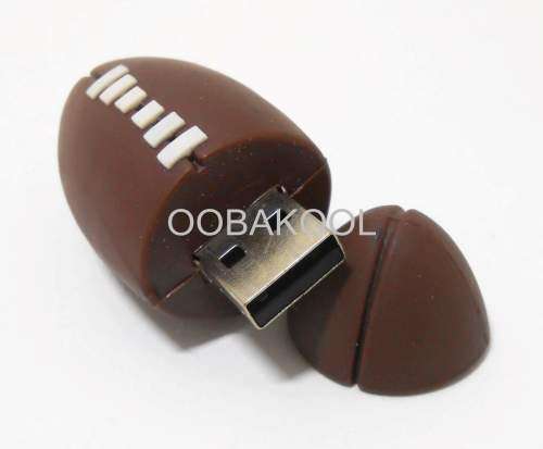 SUPER SALE!! - 4GB USB / RUGBY BALL MEMORY FLASH DRIVE / OobaKool