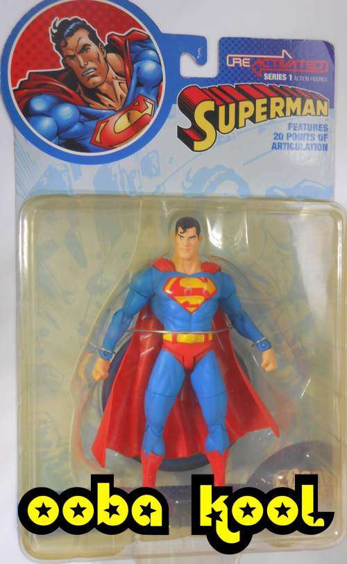 SUPERMAN / REACTIVATED DC DIRECT 16cm RARE COLLECTOR ACTION FIGURE / NEW IN BOX / OobaKool