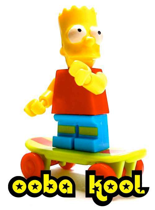 SUPER SALE!! - THE SIMPSONS / BART SIMPSON / OobaKool Minifigure