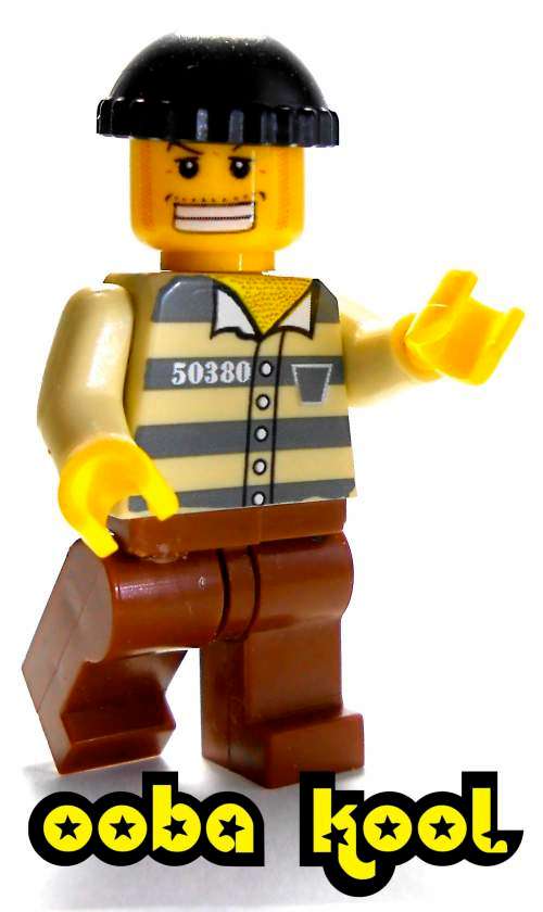 CITY SERIES / BANK ROBBER / PRISONER / OobaKool Minifigure