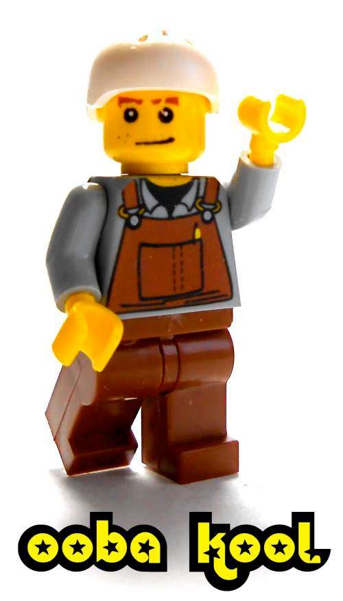 CITY SERIES / HANDYMAN / BUILDER / OobaKool Minifigure