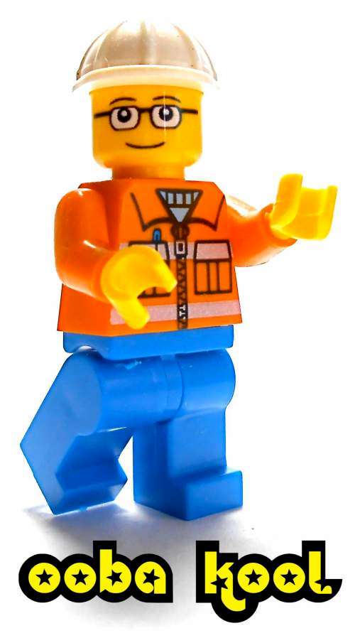 CITY SERIES / SPACE STATION WORKER / OobaKool Minifigure