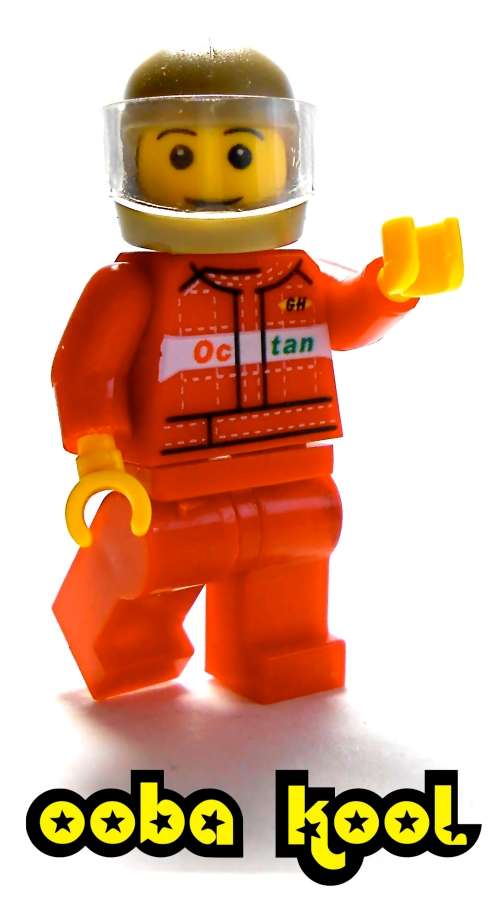SPEED CHAMPION / BIKER / RACING CAR DRIVER / OobaKool Minifigure