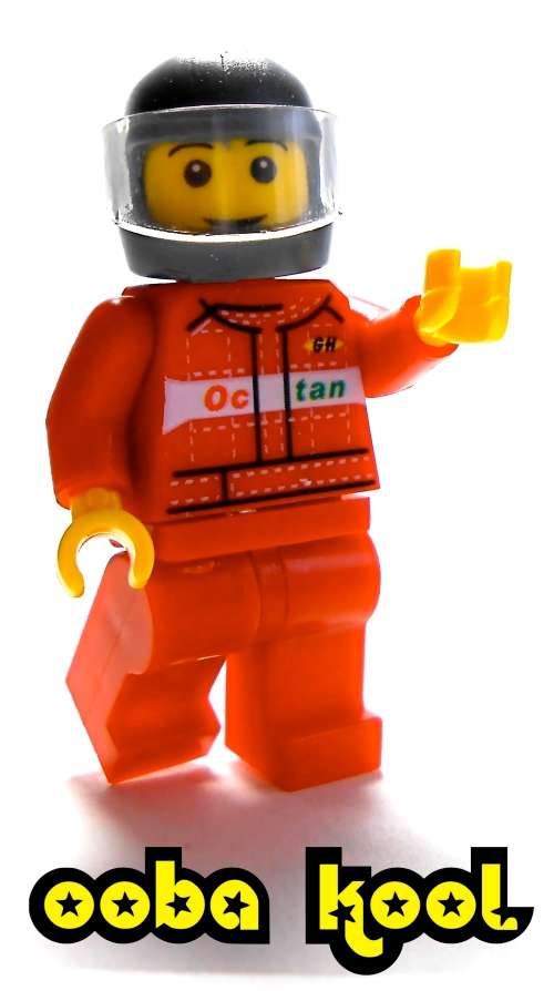 SPEED CHAMPION / BIKER / RACING CAR DRIVER / OobaKool Minifigure