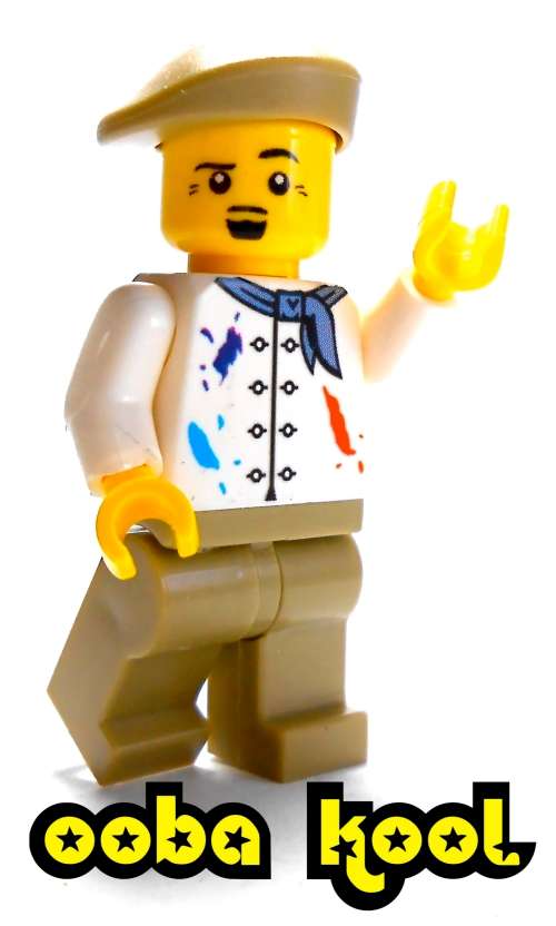 CITY SERIES / ARTIST / PAINTER / OobaKool Minifigure