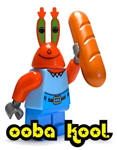 SPONGEBOB / MR EUGENE H KRABS / OobaKool Minifigure