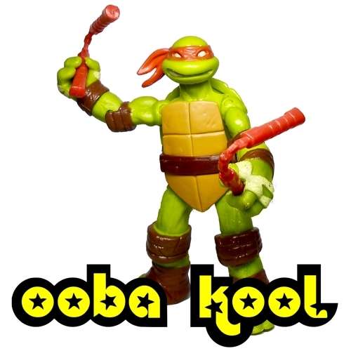 SUPER SALE!! - TEENAGE MUTANT NINJA TURTLES / MICHAELANGELO / 11cm OobaKool Action Figure